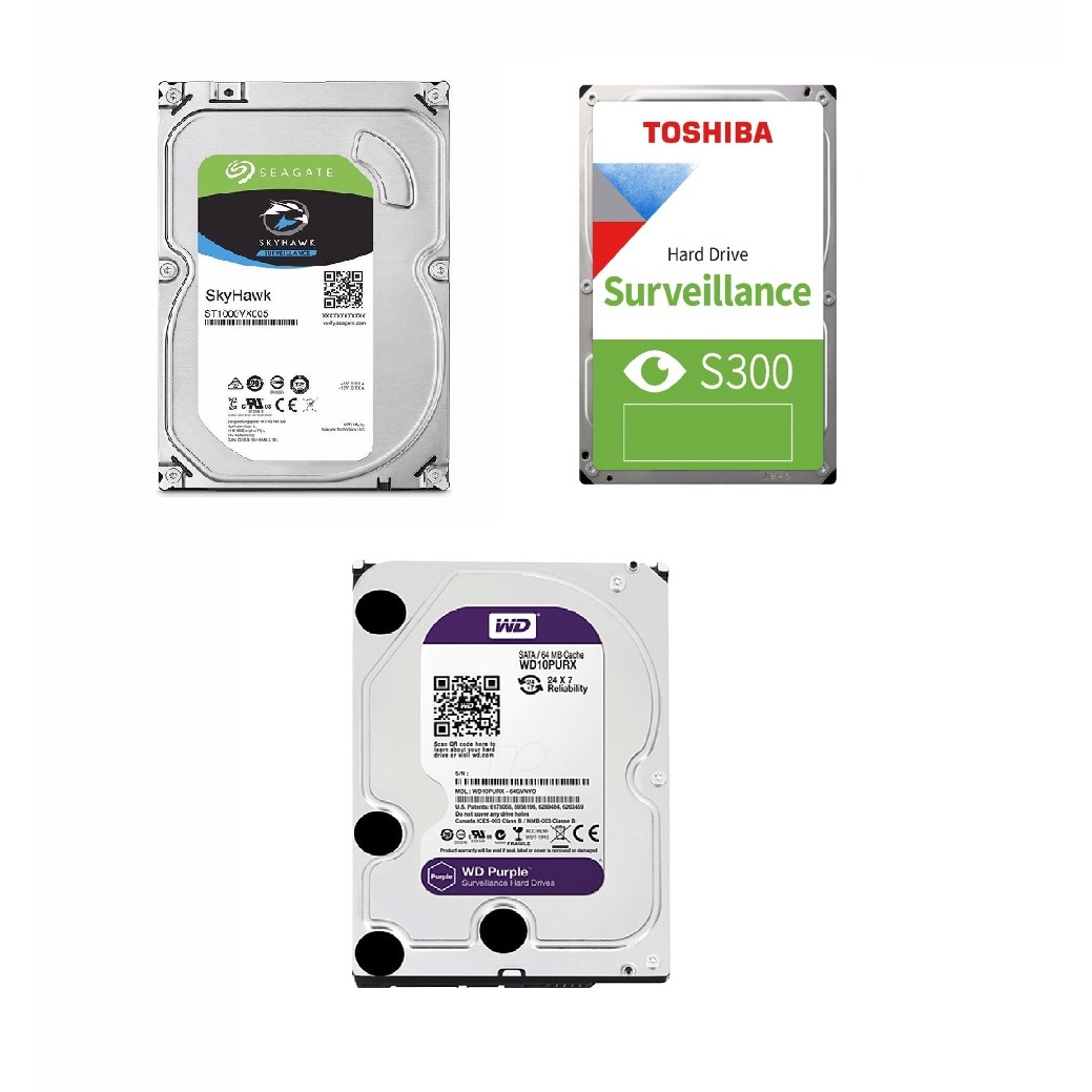 4 TB HDD GÜVENLİK DİSKİ WD/TOSHİBA/SEAGATE
