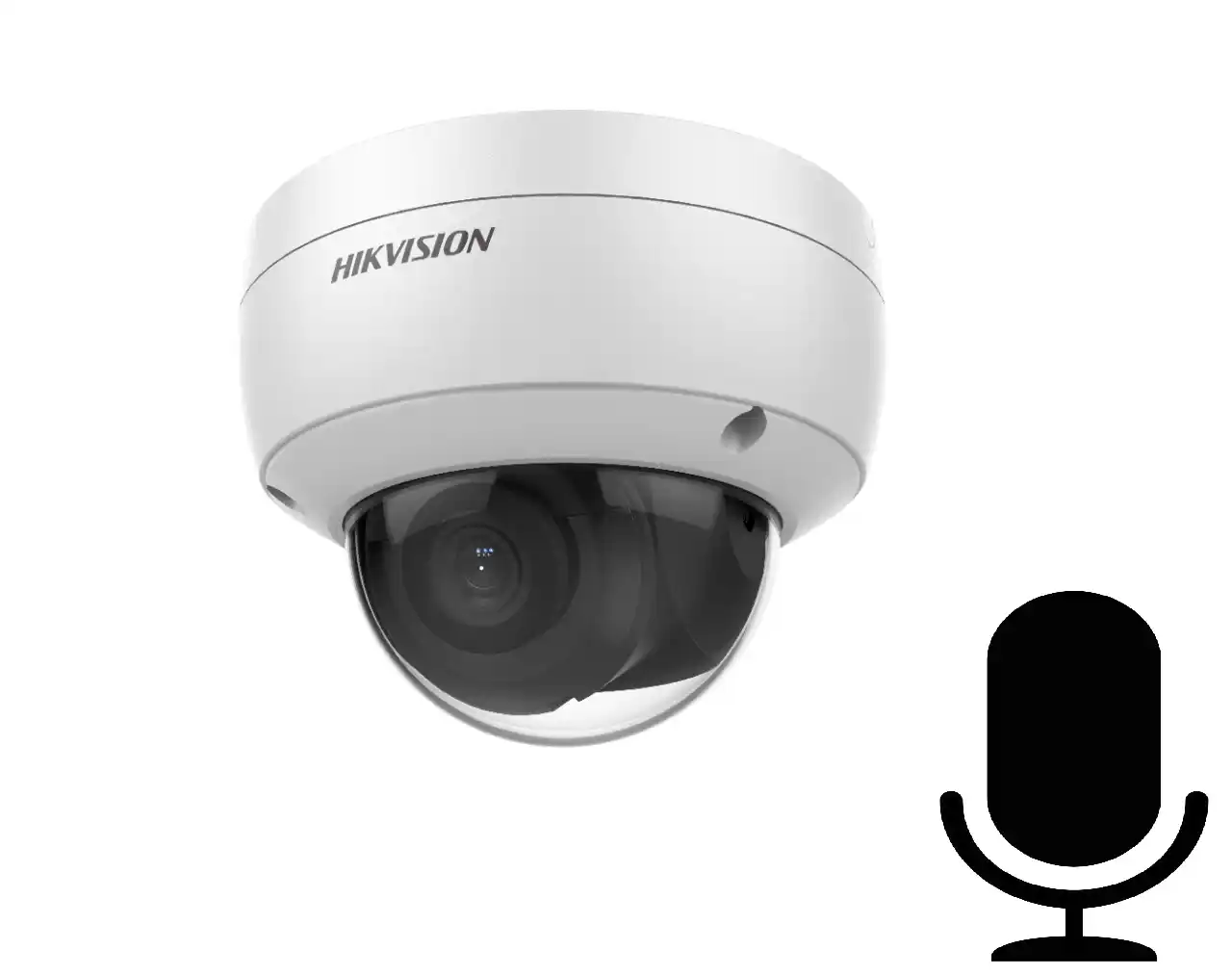 DS-2CD2163G0-IU 6MP IR Dome Kamera (H265+, Dahili Mikrofon)