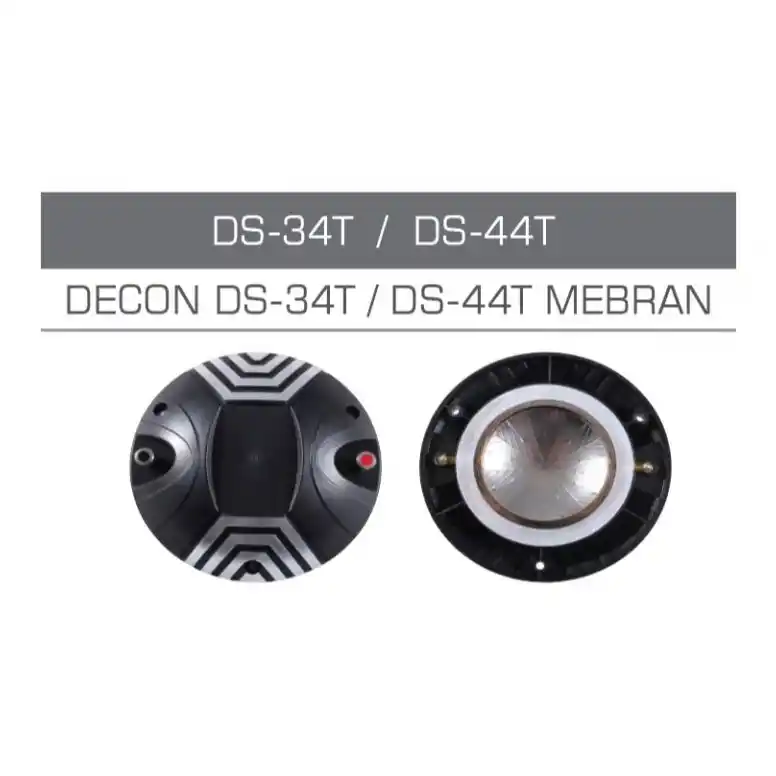 Decon - DS-34PD / DS-44PD - DS-34T / DS-44T  Pro Compression Driver / Mebran